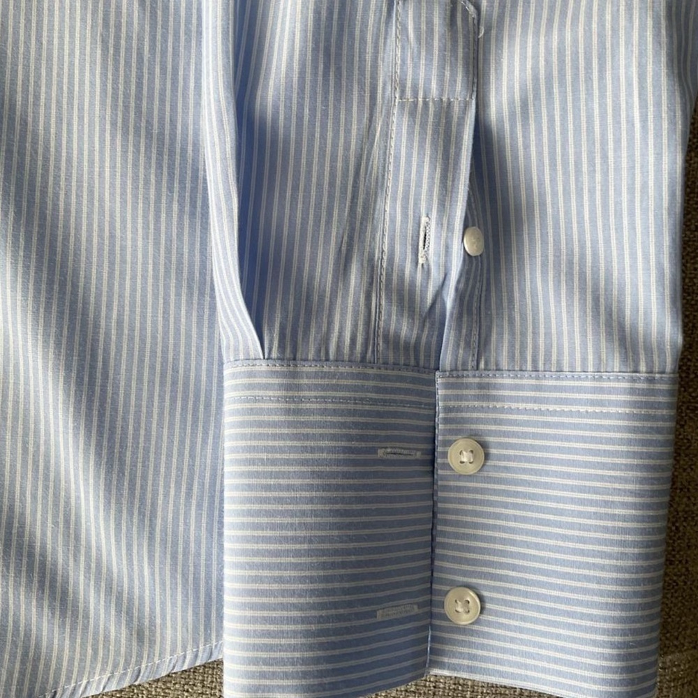 ASOS Design Men's Patchwork Stripe Button-Down Sh… - image 5